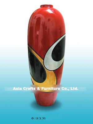 Seductive Lacquer Vase For Home Decor